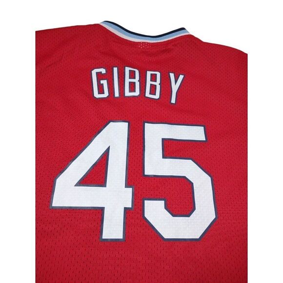 St Louis Cardinals Red Jersey XL Bob Gibson Gibby - Picture 6 of 11